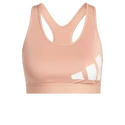 Reggiseno da donna adidas  Believe This Medium Support Workout Logo Ambient Blush