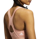 Reggiseno da donna adidas  Believe This Medium Support Workout Logo Ambient Blush