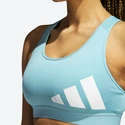 Reggiseno da donna adidas  Believe This Medium Support Workout Logo Mint Ton