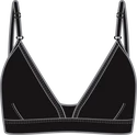 Reggiseno da donna Icebreaker  W Siren Bra BLACK