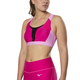 Reggiseno da donna Mizuno High Support Bra Pink Peacock