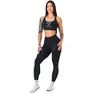 Reggiseno da donna Nebbia NEBBIA x OLYMPIA Washed Medium-Support Sports Bra GOLDEN AGE 778 black