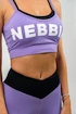 Reggiseno da donna Nebbia Reggiseno sportivo a doppio strato FLEX Purple