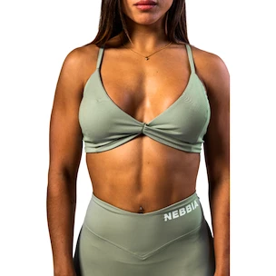 Reggiseno da donna Nebbia STRONG BEAUTY Medium-Support Sports Bra TWIST-KNOT 423 light green