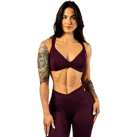 Reggiseno da donna Nebbia STRONG BEAUTY Sports Bra 424 dark red