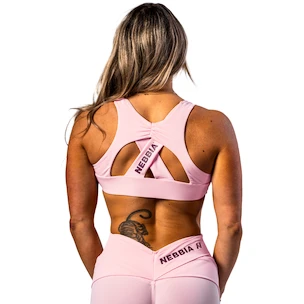 Reggiseno da donna Nebbia STRONG BEAUTY Sports Bra 424 pink
