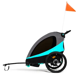 Rimorchio bici bambini Kinderkraft Nava Hawaiian Blue