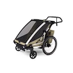 Rimorchio bici bambini Thule Chariot Cross 2 double faded khaki