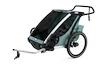 Rimorchio bici bambini Thule Chariot Cross 2 Grey