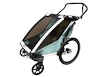 Rimorchio bici bambini Thule Chariot Cross 2 Grey