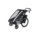 Rimorchio bici bambini Thule Chariot Cross 2 single dark slate