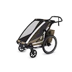 Rimorchio bici bambini Thule Chariot Cross 2 single faded khaki