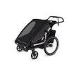 Rimorchio bici bambini Thule Chariot Sport 2 double black