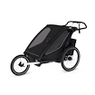 Rimorchio bici bambini Thule Chariot Sport 2 double black