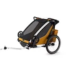 Rimorchio bici bambini Thule Chariot Sport 2 double natural gold