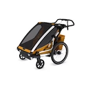 Rimorchio bici bambini Thule Chariot Sport 2 double natural gold