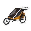 Rimorchio bici bambini Thule Chariot Sport 2 double natural gold