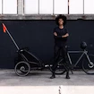 Rimorchio bici bambini Thule Chariot Sport 2 single black