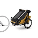 Rimorchio bici bambini Thule Chariot Sport 2 single natural gold