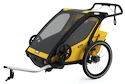 Rimorchio bici bambini Thule Chariot Sport 2 Yellow