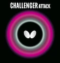 Rivestimento racchetta Butterfly  Challenger Attack  Rosso, 2,1 mm