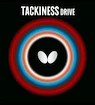 Rivestimento racchetta Butterfly  Tackiness D (Drive)  Nero, 1,3 mm