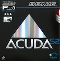Rivestimento racchetta Donic  - Acuda S2  Nero, 2,0 mm