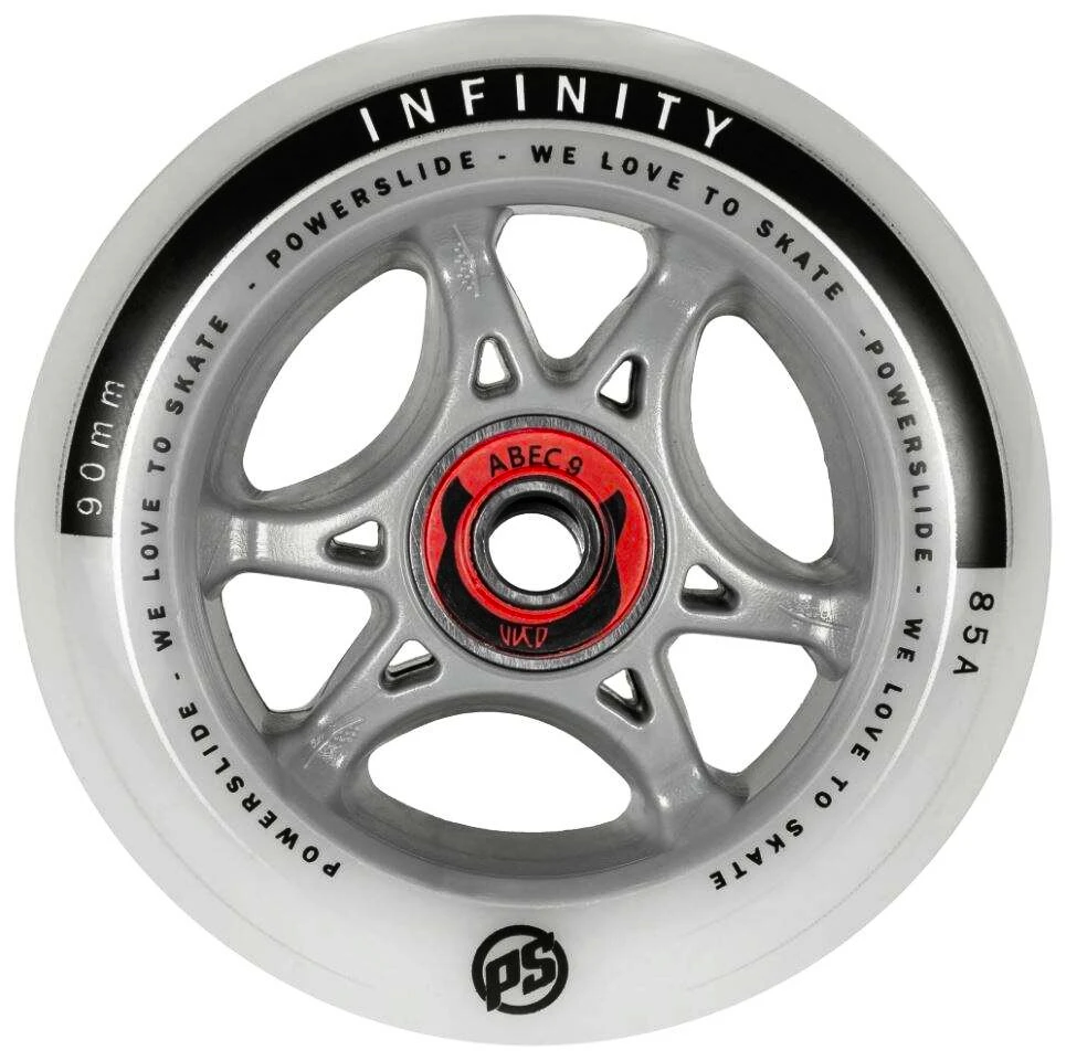 Ruote con cuscinetti Powerslide  Infinity RTR 90 mm / 85A, ABEC 9