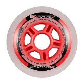 Ruote con cuscinetti Powerslide One Complete 84 mm 82A + ABEC 5 + 8 mm Spacer 8 pcs