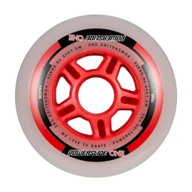 Ruote con cuscinetti Powerslide One Complete 90 mm 82A + ABEC 5 + 8 mm Spacer 8-Pack