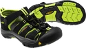 Sandali per bambini Keen  Newport H2 JR Black/Lime Green