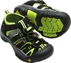 Sandali per bambini Keen  Newport H2 K Black/Lime Green