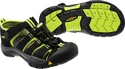 Sandali per bambini Keen  Newport H2 K Black/Lime Green