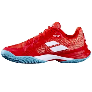 Scarpe da tennis da donna Babolat Jet Mach 3 AC Women Fiesta Red