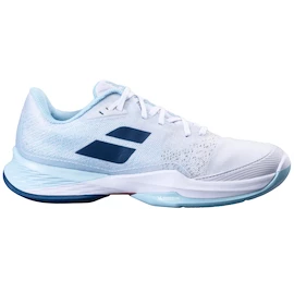 Scarpe da tennis da donna Babolat Jet Mach 3 AC Women White/Angel Blue