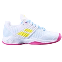 Scarpe da tennis da donna Babolat Propulse Fury Clay White/Sulphur Spring