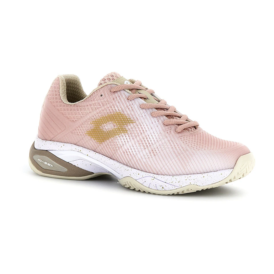 Scarpe da tennis da donna Lotto Mirage 300 III Clay W All White/Light Platino
