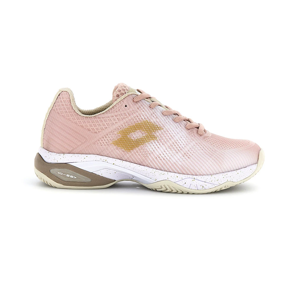 Scarpe da tennis da donna Lotto Mirage 300 III Clay W All White/Light Platino