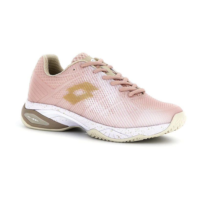 Scarpe da tennis da donna Lotto Mirage 300 III Clay W All White/Light Platino