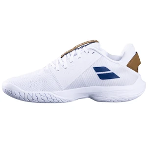 Scarpe da tennis da uomo Babolat Jet Tere 2 AC Wimbledon Men White/Blue Navy