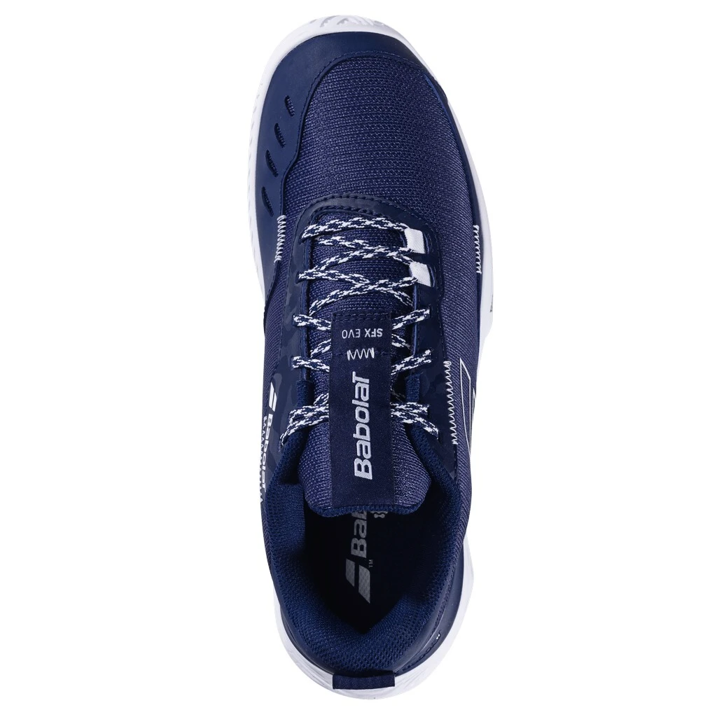 Scarpe da tennis da uomo Babolat SFX Evo All Court Men Dark Blue/White