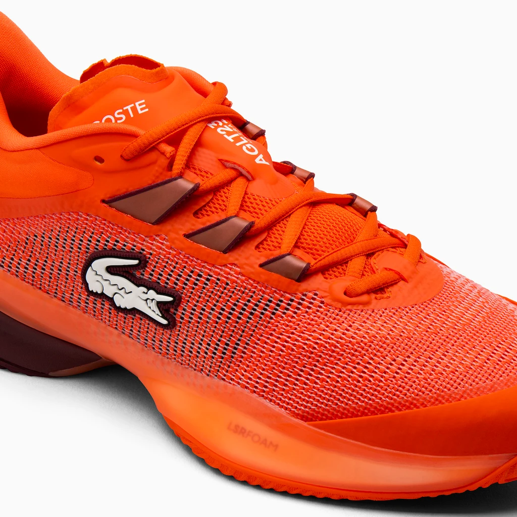 Scarpe da tennis da uomo Lacoste  AG-LT23 Ultra Clay Orange/Burgundy
