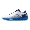 Scarpe da tennis da uomo Mizuno Wave Enforce Court AC White/Estate Blue/River Blue  EUR 41