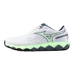 Scarpe da tennis da uomo Mizuno Wave Enforce Tour 2 AC White/Neo Mint/Vintage Indigo   EUR 44,5