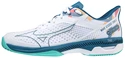 Scarpe da tennis da uomo Mizuno  Wave Exceed Tour 5 AC White/Moroccan Blue