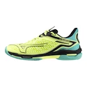 Scarpe da tennis da uomo Mizuno Wave Exceed Tour 6 CC Sunny Lime/Black/Atlantis  EUR 44