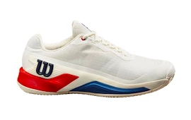 Scarpe da tennis da uomo Wilson Rush Pro 4.0 Clay Snow White/Wilson Red