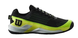 Scarpe da tennis da uomo Wilson Rush Pro Extra Duty Black/Safety Yellow