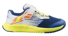 Scarpe da tennis junior Babolat Pulsion All Court Kid Dark Blue/Yellow