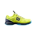 Scarpe da tennis junior Wilson Rush Pro Jr. QL Lime/Navy